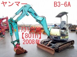 Yanmar Mini油圧ショベル(Mini Excavator) B3-6A 2008