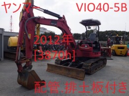 ヤンマー ミニ油圧ショベル(ミニユンボ) ViO40-5B  ｷｬﾉﾋﾟｰ仕様 2012年
