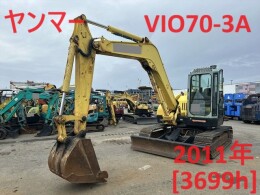 ヤンマー 油圧ショベル(ユンボ) ViO70 (ViO70-3A) ｷｬﾉﾋﾟｰ仕様 2011年