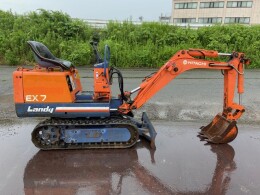 日立建機 EX-7 | 静岡県のミニ油圧ショベル(ミニユンボ) | BIGLEMON（ビッグレモン）：中古建機, 中古重機, トラック,  農業機械の販売・売却 | 商品ID：112126