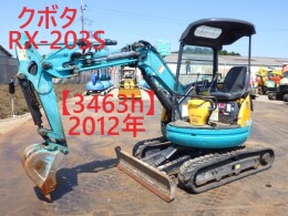 KUBOTA Mini excavators RX-203S 2012