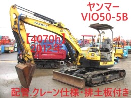 ヤンマー ミニ油圧ショベル(ミニユンボ) ViO50-5B ｷｬﾉﾋﾟｰ仕様 2012年