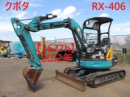 KUBOTA Mini excavators RX-406 2012