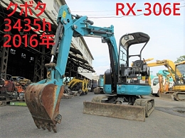 KUBOTA Mini excavators RX-306E 2016