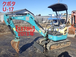 KUBOTA Mini excavators U-17 2013