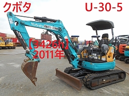 KUBOTA Mini excavators U-30-5 2011