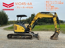 ヤンマー ミニ油圧ショベル(ミニユンボ) ViO45 (ViO45-6A) ｷｬﾉﾋﾟｰ仕様 2018年