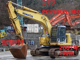 コマツ 油圧ショベル(ユンボ) PC228US-3E0 2007年