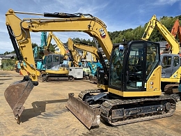 CAT 308CR  2台セット　 ◯の所が加工してあります　一台オマケ付き 日本キャタピラー 0.25m3油圧ショベル解体仕様機ツーピース