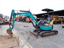 クボタ ミニ油圧ショベル(ミニユンボ) U-30-6 2015年