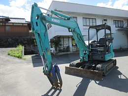 中古コベルコ建機 SK55SR-6E(ミニ油圧ショベル(ミニユンボ