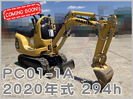 コマツ ミニユンボ PC01-1A 油圧ショベル 使用時間少ない 20時間 軽