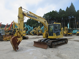 komatsu パワーショベル　日本製　レトロ PC138UU-11 超小旋回型｜商品情報｜コマツカスタマーサポート