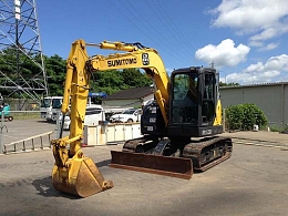ゆうみ 後方超小旋回ショベル SH75X-7 | 住友建機株式会社