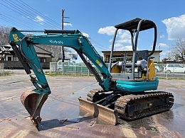 クボタ ミニ油圧ショベル(ミニユンボ) U-25-3S 2013年