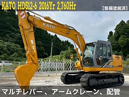 加藤製作所 油圧ショベル(ユンボ) HD512-6 2016年