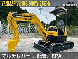 ヤンマー ミニ油圧ショベル(ミニユンボ) ViO20-3 2010年