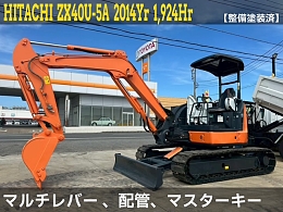 日立建機 ミニ油圧ショベル(ミニユンボ) ZX40U-5A 2014年