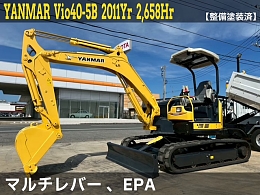 ヤンマー ミニ油圧ショベル(ミニユンボ) ViO40-5B  ｷｬﾉﾋﾟｰ仕様 2011年