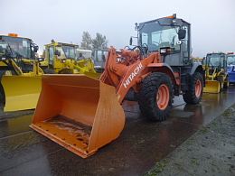 タイヤショベル　ホイールローダー　ユンボ　ブル ペーローダー、ポンプ車、タイヤユンボ、ユンボ 日立建機 ZX75UR