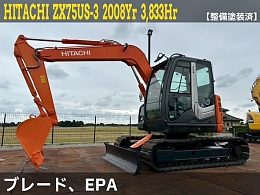 日立建機 油圧ショベル(ユンボ) ZX75US-3 2008年