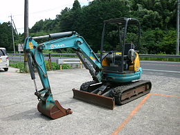 クボタ ミニ油圧ショベル(ミニユンボ) U-25-3S 2008年