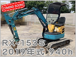 KUBOTA Mini excavators RX-153S 2019