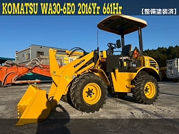 KOMATSU Wheel loaders WA30-6E0 2016