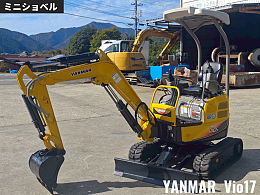 YANMAR Mini excavators ViO17 2015