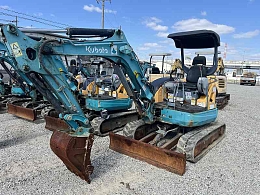 クボタ ミニ油圧ショベル(ミニユンボ) U-30-5 2014年