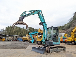 ヤンマー ミニ油圧ショベル(ミニユンボ) ViO50-5B ｷｬﾉﾋﾟｰ仕様 ｸｲｯｸﾋｯﾁ 2013年