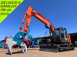 HITACHI Forestry machinery ZX135US-3 2012