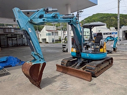 クボタ ミニ油圧ショベル(ミニユンボ) RX-505 2015年