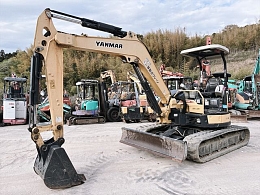 YANMAR Mini excavators ViO55-6 ｷｬﾋﾞﾝ仕様 ｸｲｯｸﾋｯﾁ 2015