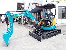 KUBOTA Mini excavators U-20-3α 固定脚 2019
