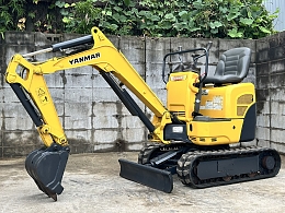 YANMAR Mini excavators SV08(SV08-1A)可変脚仕様(ROPSﾊﾞｰ仕様) 2012