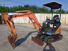 日立建機 ミニ油圧ショベル(ミニユンボ) ZX17U-2 2014年