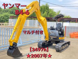 ヤンマー B4-6 | 茨城県のミニ油圧ショベル(ミニユンボ) | BIGLEMON（ビッグレモン）：中古建機, 中古重機, トラック, 農業機械の販売・売却  | 商品ID：33759