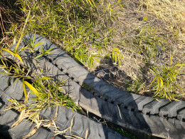 HITACHI Used Parts Rubber crawler -