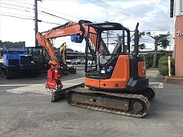 納入実績(林業機械)紹介 日立建機 ZX55UR-5B モノブーム 林業