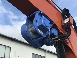 納入実績(林業機械)紹介 日立建機 ZX55UR-5B モノブーム 林業