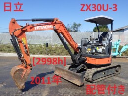 日立建機 Mini油圧ショベル(Mini Excavator) ZX30U-3 2011