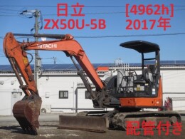 日立建機 ミニ油圧ショベル(ミニユンボ) ZX50U-5B 2017年