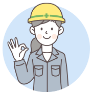 OKマークを作る女性