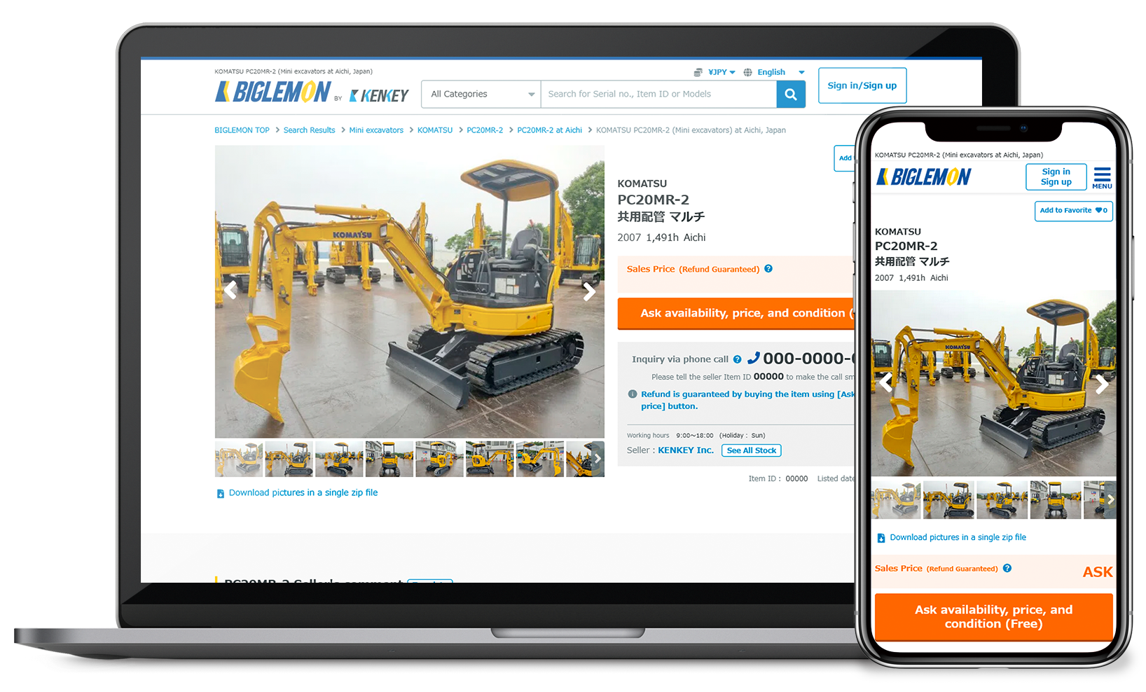 Buy used construction equipment on BIGLEMON BIGLEMON Used